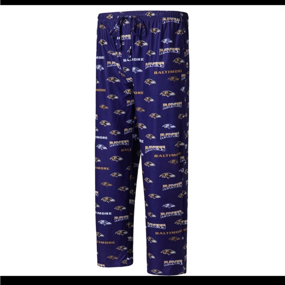 Baltimore Ravens Men's Concepts Sport Breakthrough Pajama Pants Size Medium